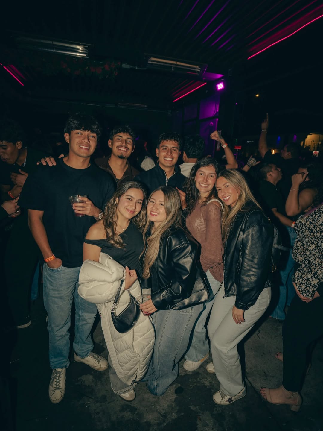 Dance floor lights at Zona Rosa Latin nightclub
